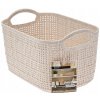 Storage Solutions Úložný kôš Beige 2 16 x 14 x 24 cm