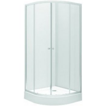KOLO First štvrťkruhový sprchovací kút 80 cm, vr. vaničky, číre sklo ZKPG80222003Z1