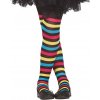 Detské pančuchy farebné pruhované 7-12 rokov