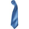 Premier Kravata Colours PR 750, saténová COT390750c4599-mid blue Univerzální Modrá středně