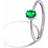 Blink-Blink Elegantný prsteň so Smaragdom a diamantmi 2250BSA