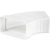 VENTS koleno plastové ploché oblúk viac uhlový horizontálny 60 x 204 mm