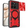 Techsuit - CamGuard Pro kryt s ochranou fotoaparátu pre Honor 400 Smart 5G / Honor 400 Smart 4G / Honor X7d 4G – červený