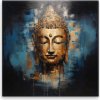 Obraz na plátne - Budha vo svetle - 60x60 cm - výroba CZ