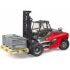 Bruder 02513 Linde HT 160D, Vysokozdvižný vozík s paletou a třemi boxy