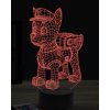 Beling 3D lampa,Paw patrol marshall, 7 farebná OR25
