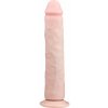 Easytoys - prísavkový extra veľký dildo (28,5 cm) - prirodzený