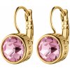 DYRBERG/KERN náušnice LOUISE SG LIGHT ROSE 380018