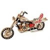 Woodcraft Drevené 3D puzzle Motorka HD I farebná