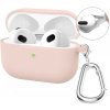 Silikónové puzdro Enkay Hook case ružové – Apple AirPods 4