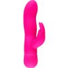 EasyToys Mad Rabbit Black so stimulátorom klitorisu 17 cm