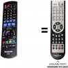 Predátor Panasonic N2QAYB000463 náhradný diaľkový ovládač iného vzhľadu