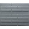 Obkladové panely 3D OS04-K05, cena za kus, rozmer 440 x 580 mm, tehla sivá, IMPOL TRADE