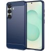 Techsuit Carbon Silicone kryt na Samsung Galaxy S25 Plus – modrý