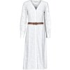 MICHAEL Michael Kors Dlhé šaty PALM EYELET KATE DRESS Biela