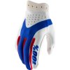 Rukavice na motocykel 100% iTrack červeno/biela/modrá Veľkosť: L