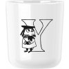 Plastový pohár MOOMIN ABC 200 ml, písmeno Y, biela, RIG-TIG