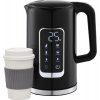 Platinet | Rýchlovarná kanvica s LCD displejom 1,7 l 2200W/230V čierna + cest. hrnček 450 ml | PL0592