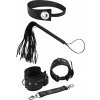 BDSM Súprava Sessuale čierna 3-dielna