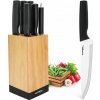Sada kuchynských nožov v drevenom bloku, 6 ks + Brusný Kameň