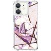 AppleKing ochranný kryt mramorová mozaika s držiakom pre iPhone 11 - fialový - možnosť vrátiť tovar ZADARMO do 30tich dní