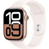 Apple Watch Series 10 42 mm Ružovo zlatý hliník so svetlo rumenným športovým remienkom – S/M MWWH3QC/A