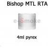 Ambition Mods BISHOP MTL RTA KNURLING sklo 4ml Clear