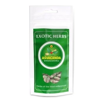 Exotic Herbs Ašvaganda veganské kapsule 100 ks