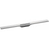Hansgrohe RainDrain Flex - Lineárny sprchový žľab s roštom z nehrdzavejúcej ocele 1000, ku stene, skrátiteľný, kefovaná nerezová 56053800