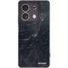 Picasee silikónový čierny obal pre Xiaomi Redmi Note 13 4G - Black marble