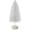 J-Line by Jolipa Biely trblietavý vianočný stromček - Ø16 * 38cm - J-Line by Jolipa