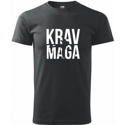 Nápis Krav Maga pánske tričko čierne