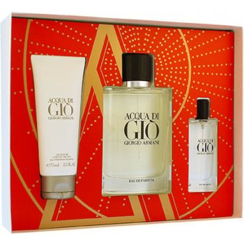 Giorgio Armani Acqua di Giò EDP 125 ml + sprchový gél 75 ml + EDP 15 ml darčeková sada