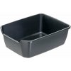 Ferplast NIP 10H toaleta pre mačky, čierna 46 x 36 x 16,2 cm