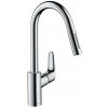 Drezová batéria Hansgrohe Focus M41 s vyťahovacou spŕškou, 2 prúdy chróm 31815000