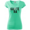 Karate bojovník - Dámske tričko Pure - 2XL ( Mätová )