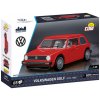 COBI 24613 Automobil Volkswagen GOLF (1974-1983) GTI červený