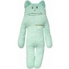 SCANquilt plyšák FRIEND - CRAFTHOLIC Korat M uni tyrkysová (36245)