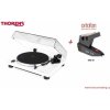 Thorens TD 201 White + Ortofon OM 5E: Audiofilský gramofon s vestavěným PHONO MM předzesilovačem a přenoskou Ortofon