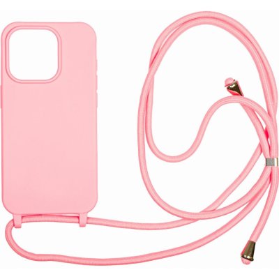 Kryt na mobil Mobile Origin Lanyard Case Pink iPhone 15 Pro (LYC-S-PNK-15PRO)