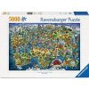 Puzzle Ravensburger 5000 dielikov Svet na mape