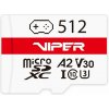 PATRIOT Viper 512GB Micro SDXC / UHS-I / U3 / A2 / C10 / V30