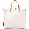 Talianska kabelka Felicia medium Manila Grace 2v1 (Biela kabelka shopper Manila Grace )