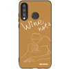 Picasee silikonový černý obal pro Huawei P30 Lite - Wine not
