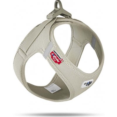 CURLI Postroj pre psov so sponou Air-Mesh Light Tan M, 6-9 kg