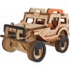 Woodcraft Drevené 3D puzzle Jeep