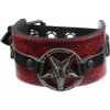 náramok unisex - red - LEATHER & STEEL FASHION - LSF1 56
