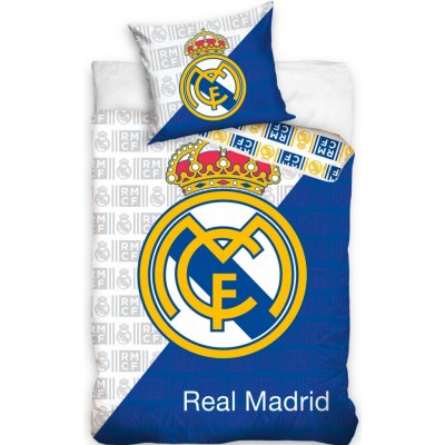 Obliečky Real Madrid FC, obojstranné, bavlna, 135x200, 50x75