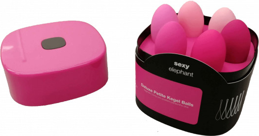 Súprava vaginálnych činiek Deluxe Petite Kegel Balls + darček menší Toybag  od 64,77 € - Heureka.sk