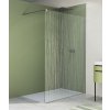 SANSWISS WALK-IN EASY STR4P 67 90cm pevná sprchová stena samostatná alebo do kombinácie, profil chróm, sklo vertikálne línie, STR4P0905067